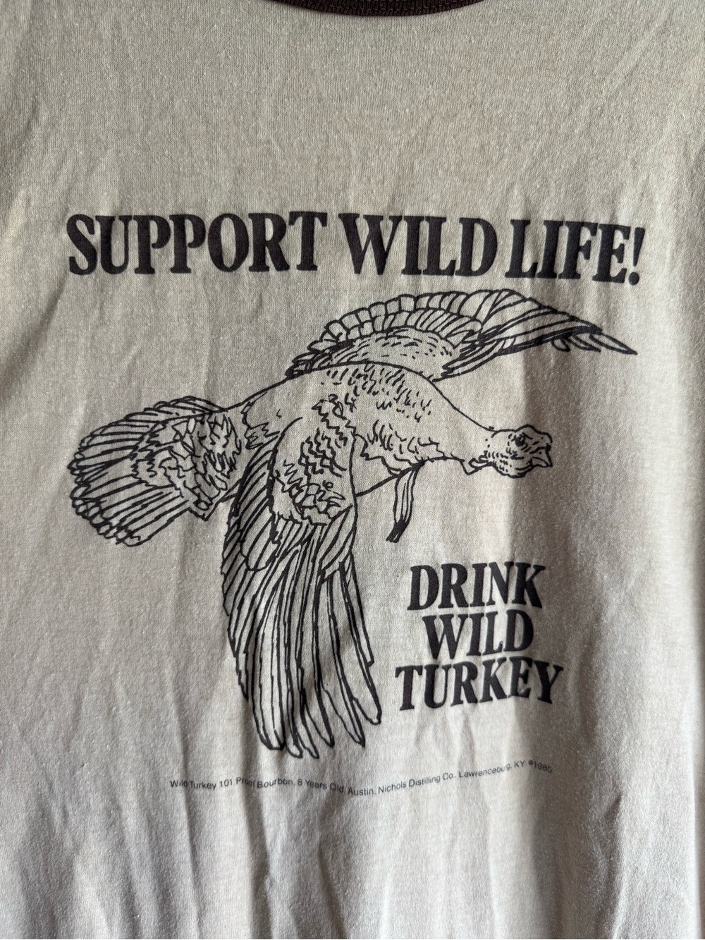 Vintage Wild Turkey T-shirt Size XL - Picture 2 of 5